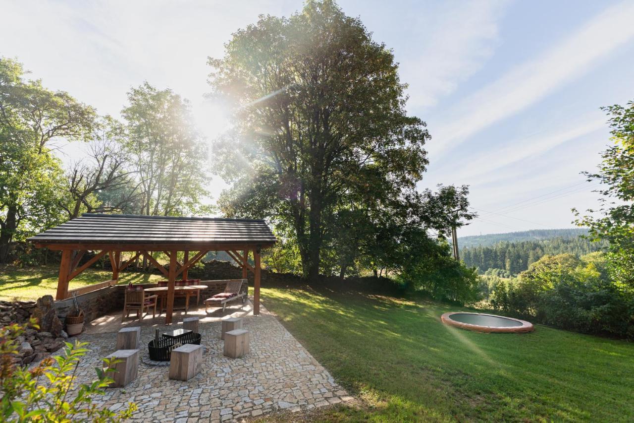 Vila Moderni Sumavska Roubenka S Vyhledem Na Boubin Vimperk Exteriér fotografie