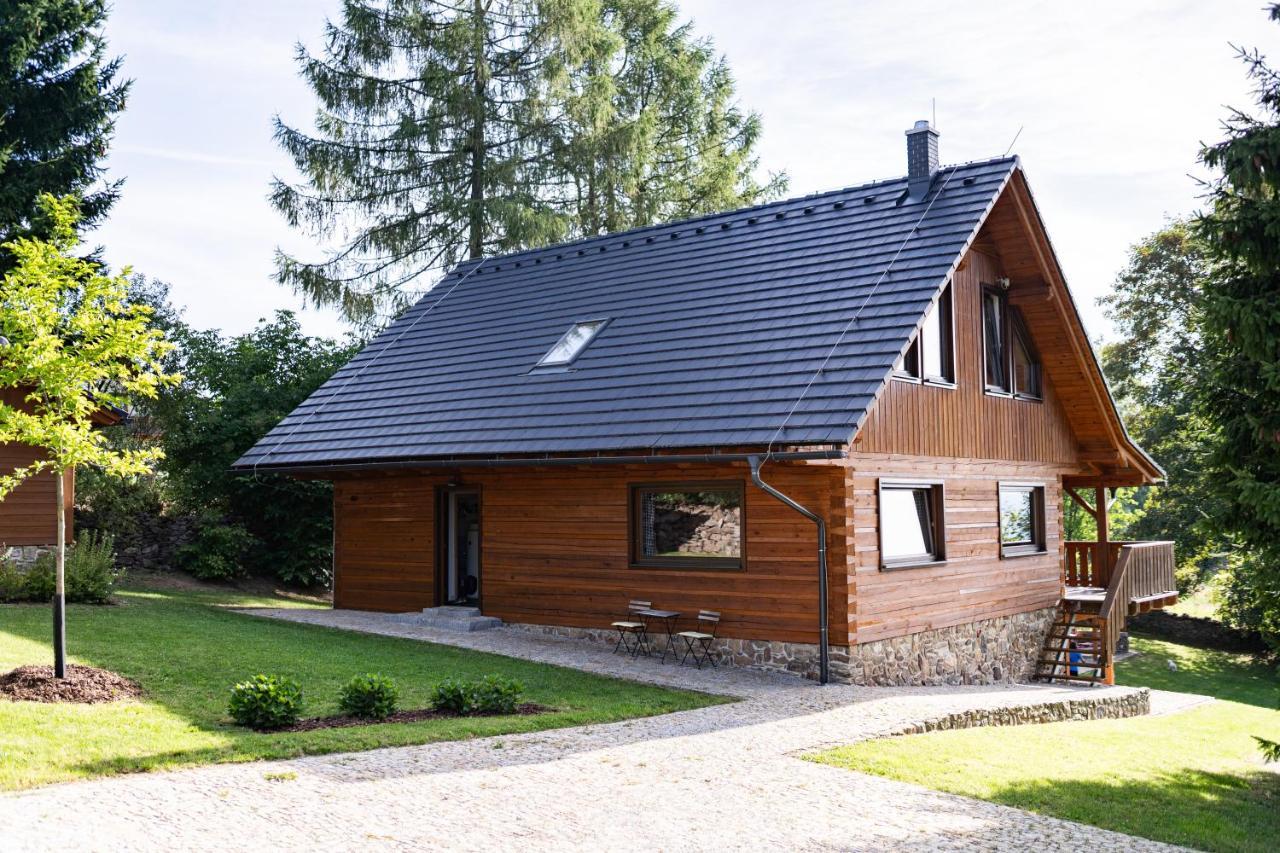 Vila Moderni Sumavska Roubenka S Vyhledem Na Boubin Vimperk Exteriér fotografie