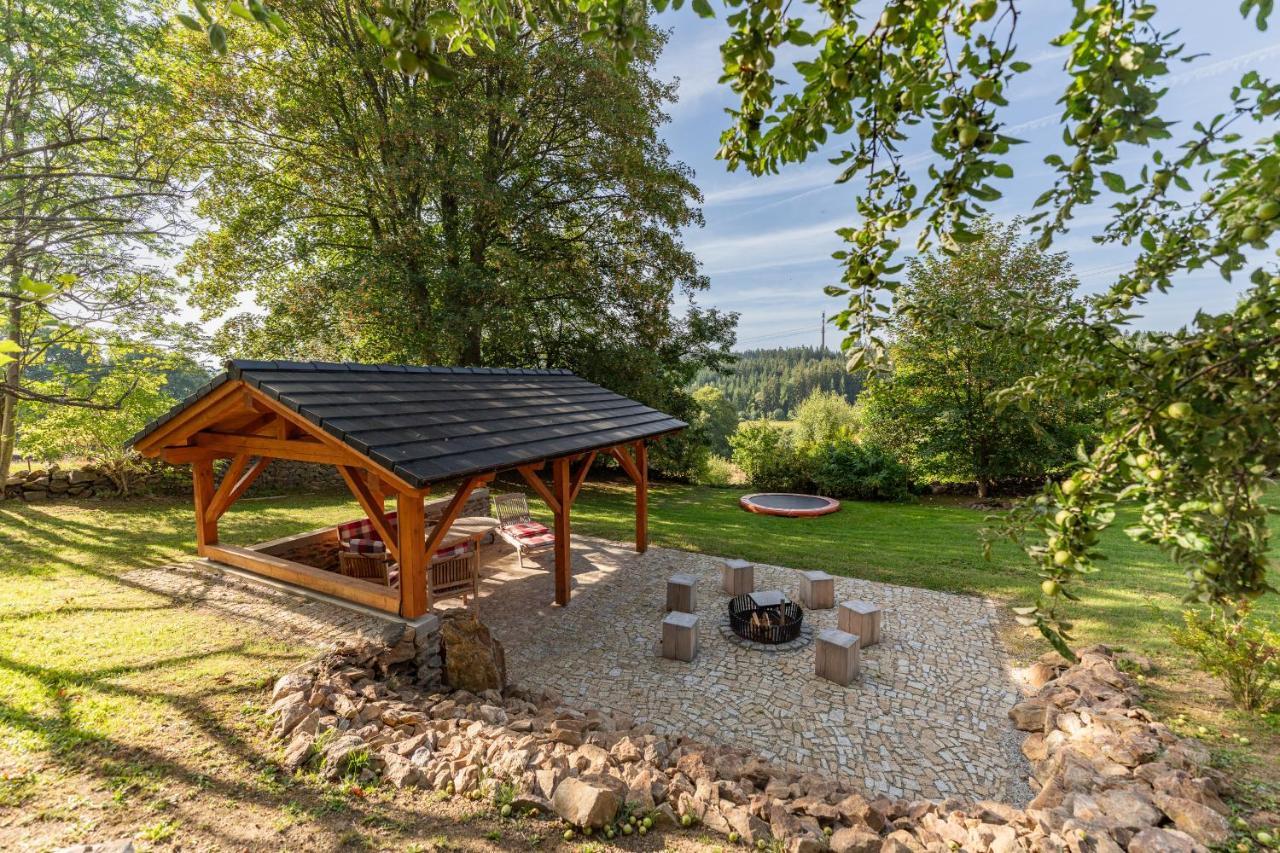 Vila Moderni Sumavska Roubenka S Vyhledem Na Boubin Vimperk Exteriér fotografie